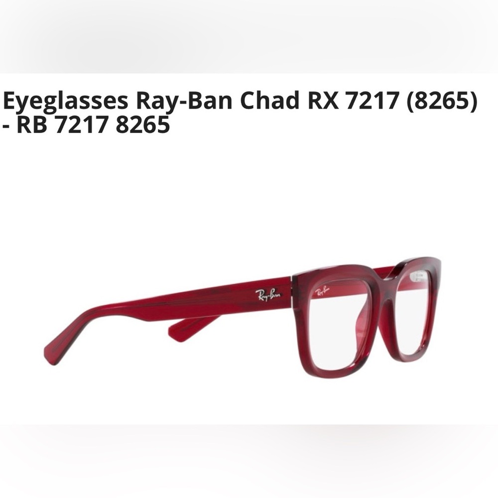 Ray-Ban Red Eyeglasses Chad